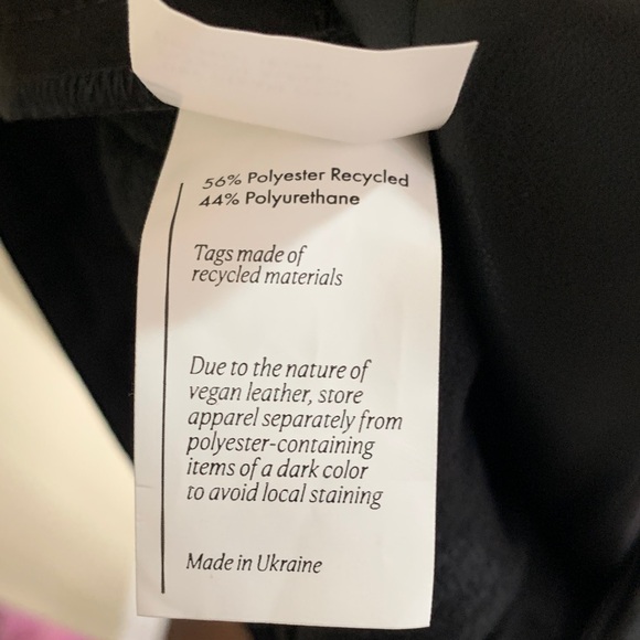 CULTNAKED “Killa” Black High-Waisted Vegan Leather Pants - XXS & XS - Picture 9 of 10